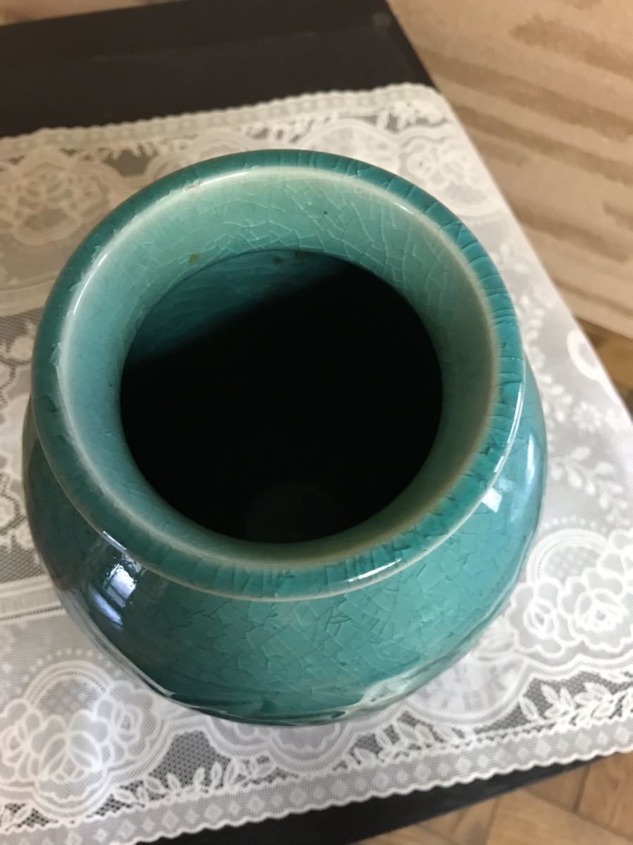 花瓶 花器　陶器　中古　独特な形　2本_画像8