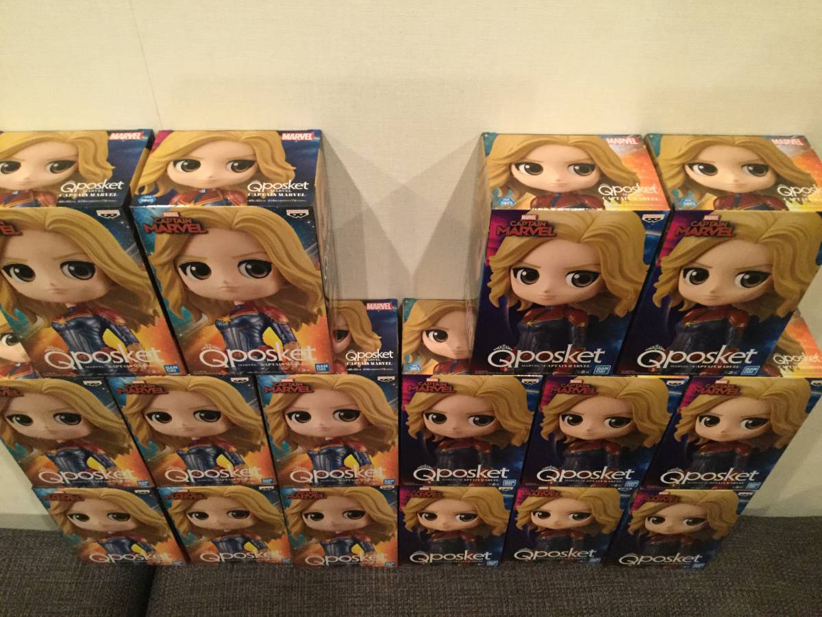 Q posket Marvel Captain Marvel キャプテン・マーベル 2種 16個 Q posket Marvel Captain Marvel キャプテン・マーベル 2種 16個