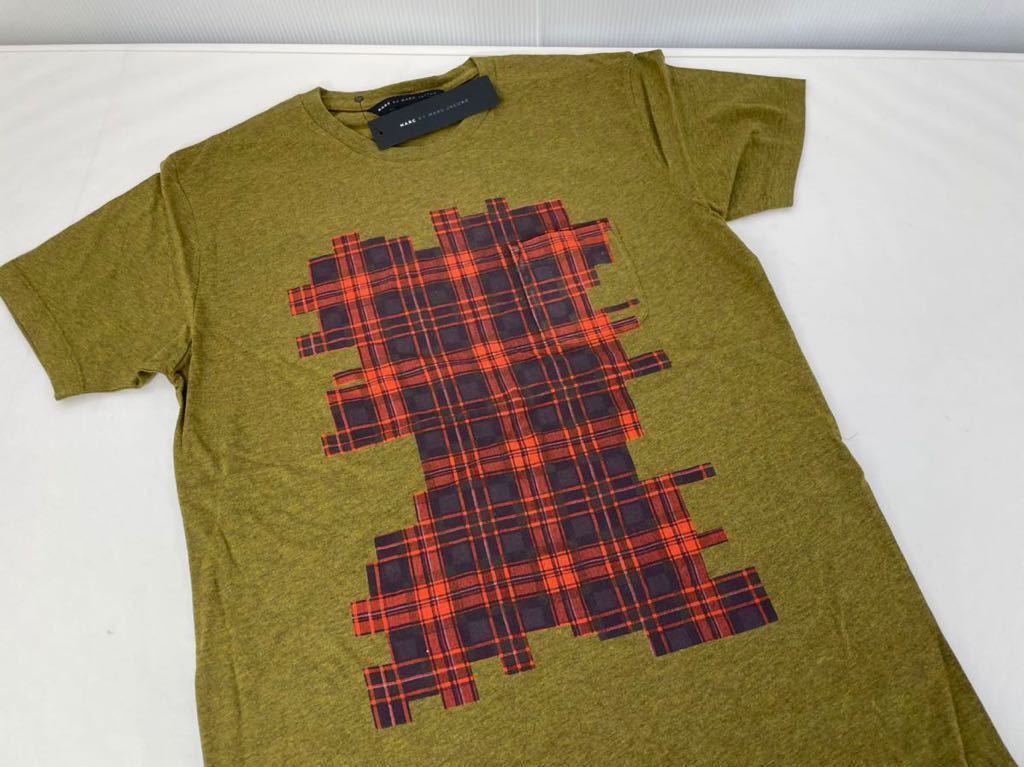 Marc by Marc Jacobs/ Mark Jacobs cotton 100% T-shirt ARMY MELANGE/M M4001580/ reference retail price \\10,450