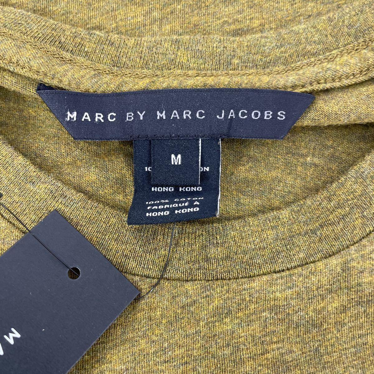 Marc by Marc Jacobs/ Mark Jacobs хлопок 100% футболка ARMY MELANGE/M M4001580/ справка розничная цена \\10,450