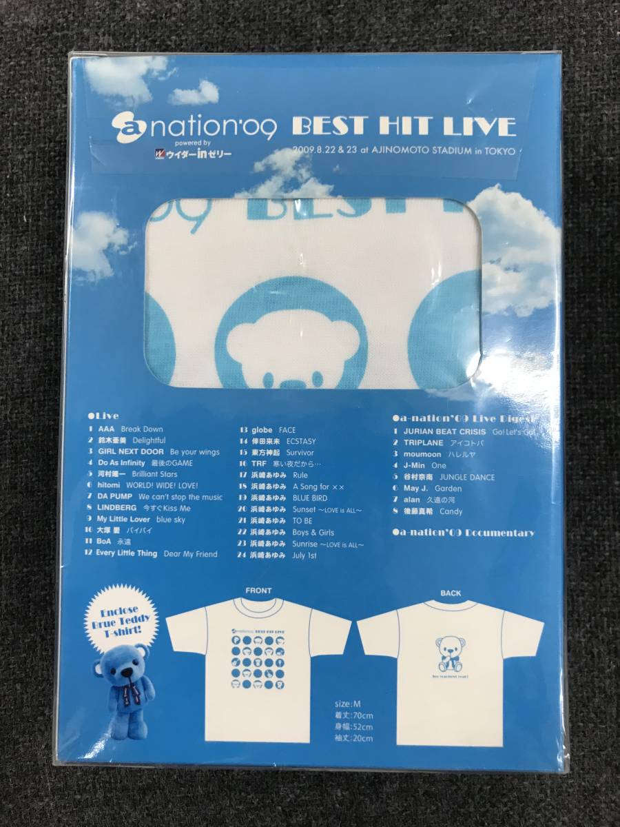 新品未開封DVD☆オムニバス ａ－ｎａｔｉｏｎ’０９ＢＥＳＴ.ＨＩＴ.ＬＩＶＥ.。 初回受注限定生産版 オリジナルTシャツ付/AVBD91739..