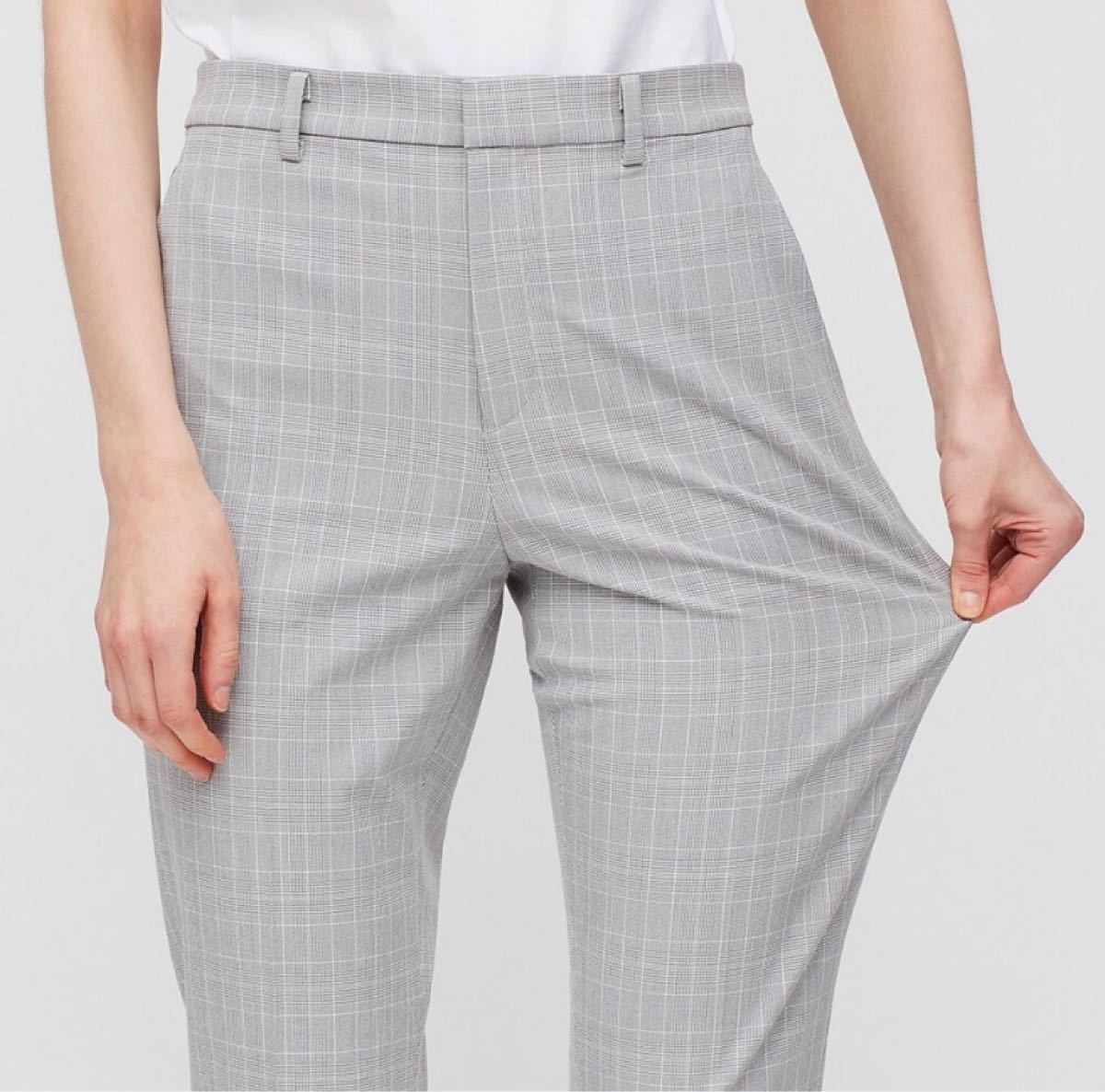 Paypayフリマ 新品 Uniqlo イージーアンクルパンツ グレー チェック M ユニクロ アンクルパンツ スラックス Paypayフリマ 新品 Uniqlo イージーアンクルパンツ グレー チェック M ユニクロ アンクルパンツ スラックス