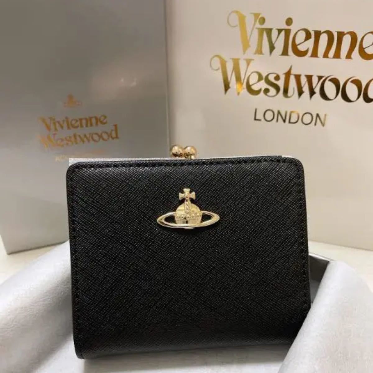 Vivienne Westwood ヴィヴィアンウエストウッド がま口 財布 ヴィヴィアンウェストウッド 二つ折り がま口財布 