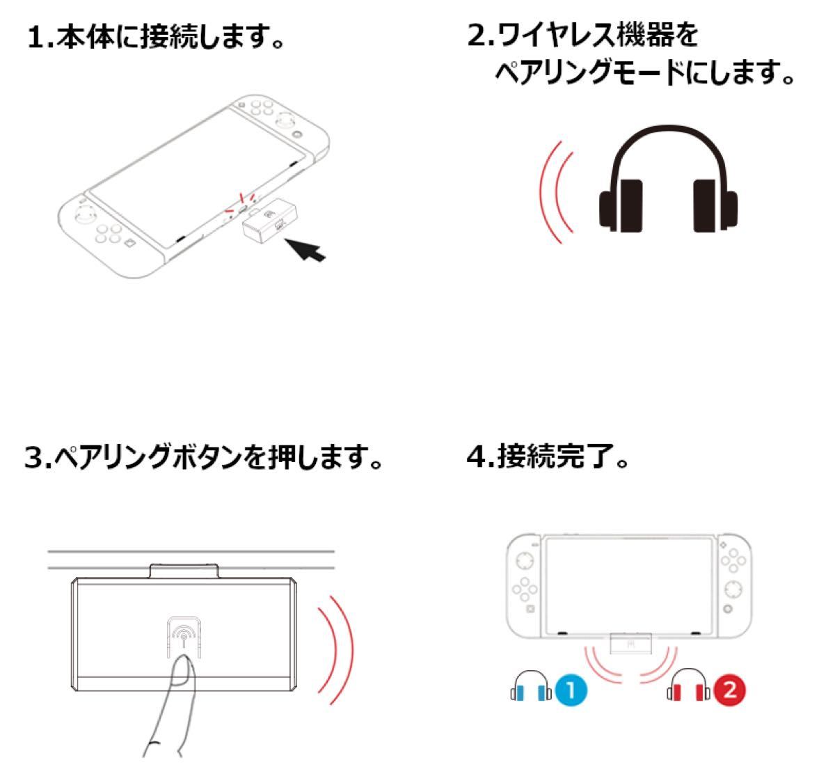 Nintendo Switch ワイヤレス オーディオアダプター