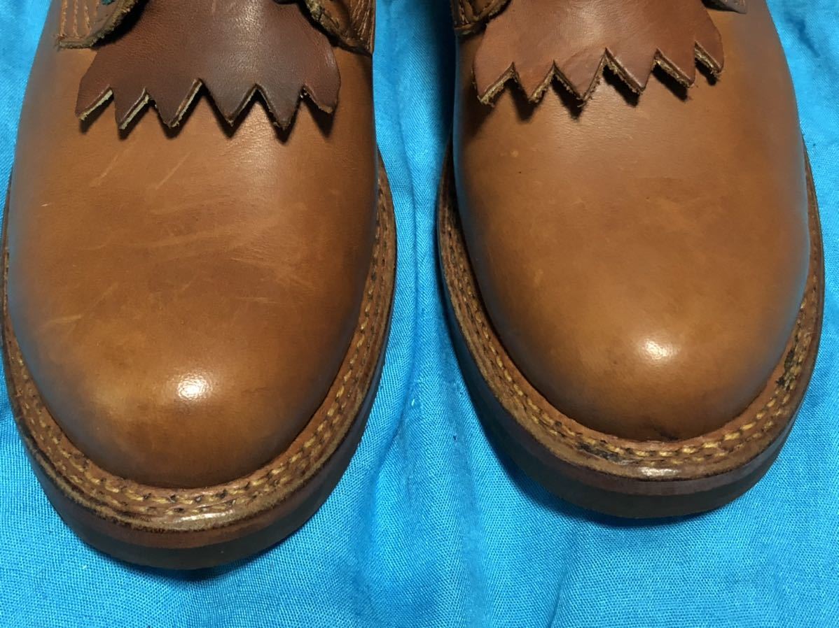 90sデッドストック！ニックスブーツNICK'S HAND MADE BOOTSフォルスタン付完全ハンドメイド7 1/2D_画像9