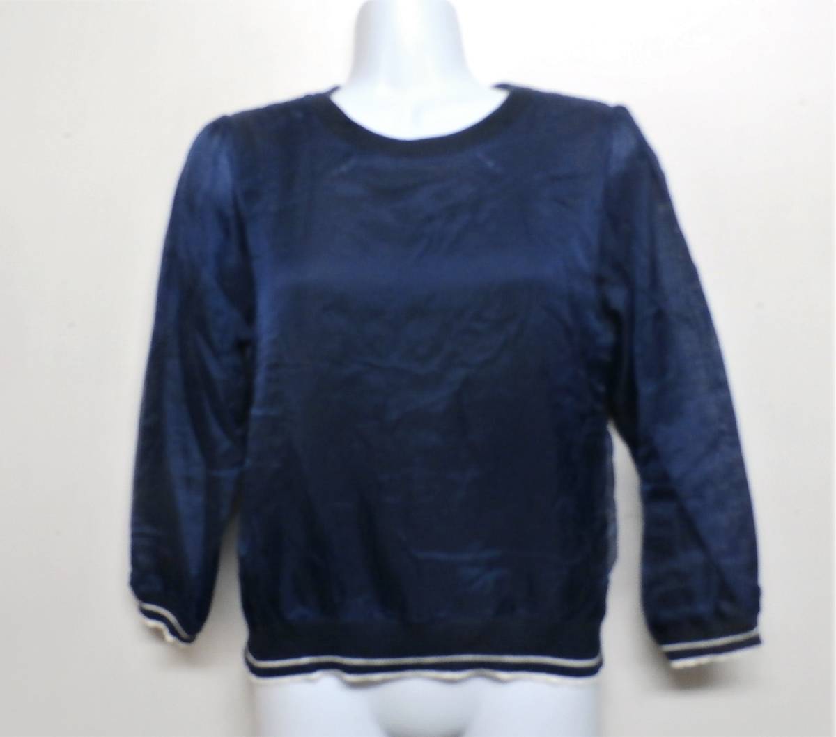 [17566] feroux / размер 2 / модный / темно-синий цвет tops 