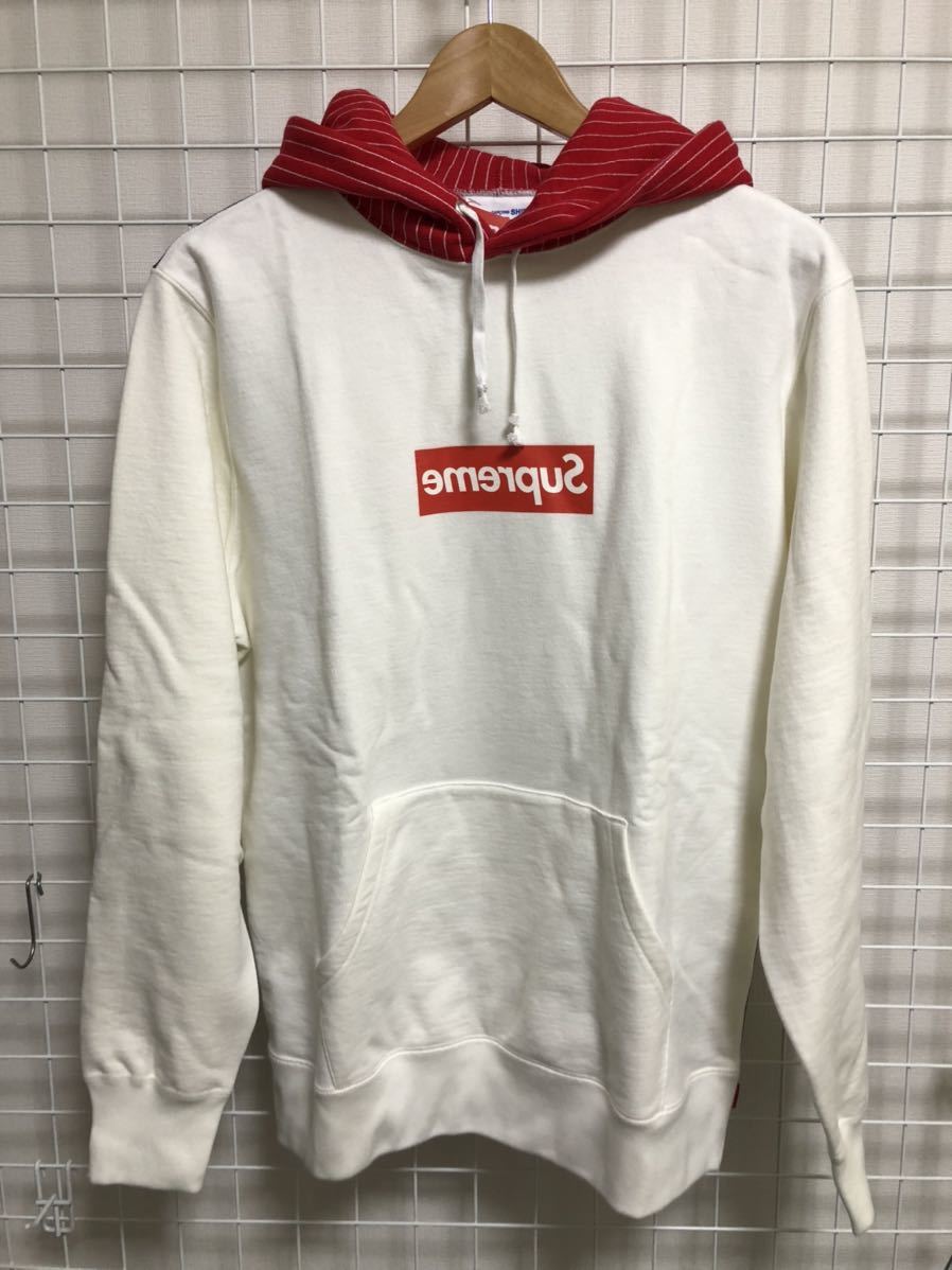 新品 Supreme COMME des GARCONS SHIRT サイズM Box Logo Pullover