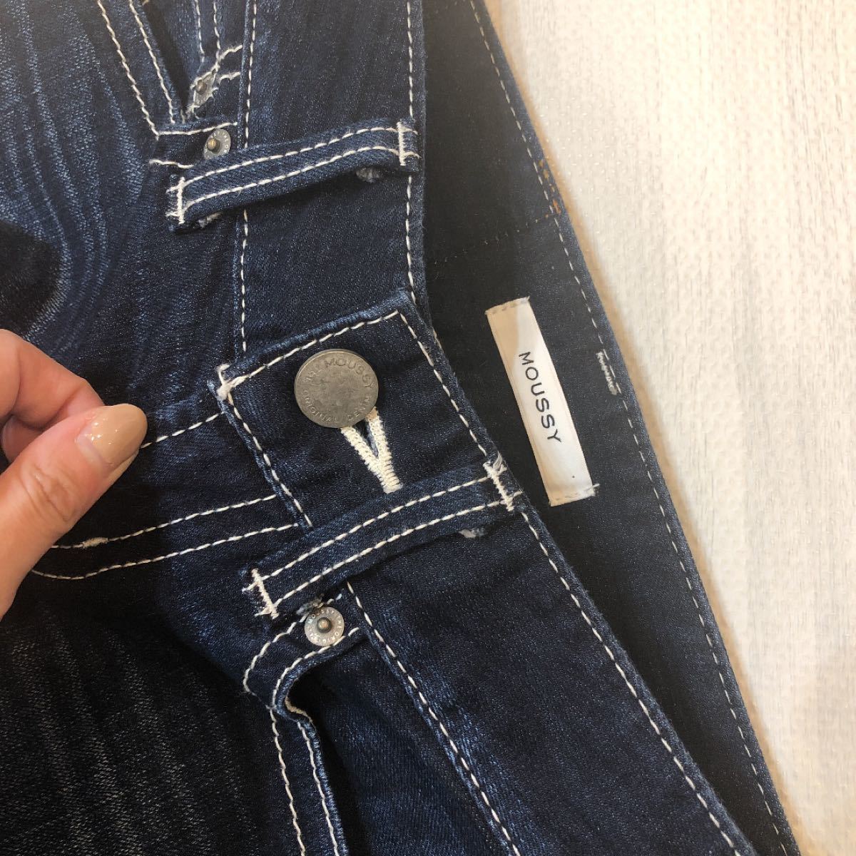 MOUSSY パウダースキニーデニムパンツ 23インチ マウジー ZARA MOUSSY パウダースキニーデニムパンツ 23インチ マウジー ZARA