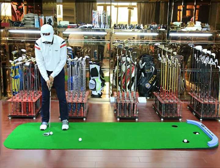 ゴルフパターマット 3m ゴルフ練習 練習 ゴルフ 趣味 室内_画像2