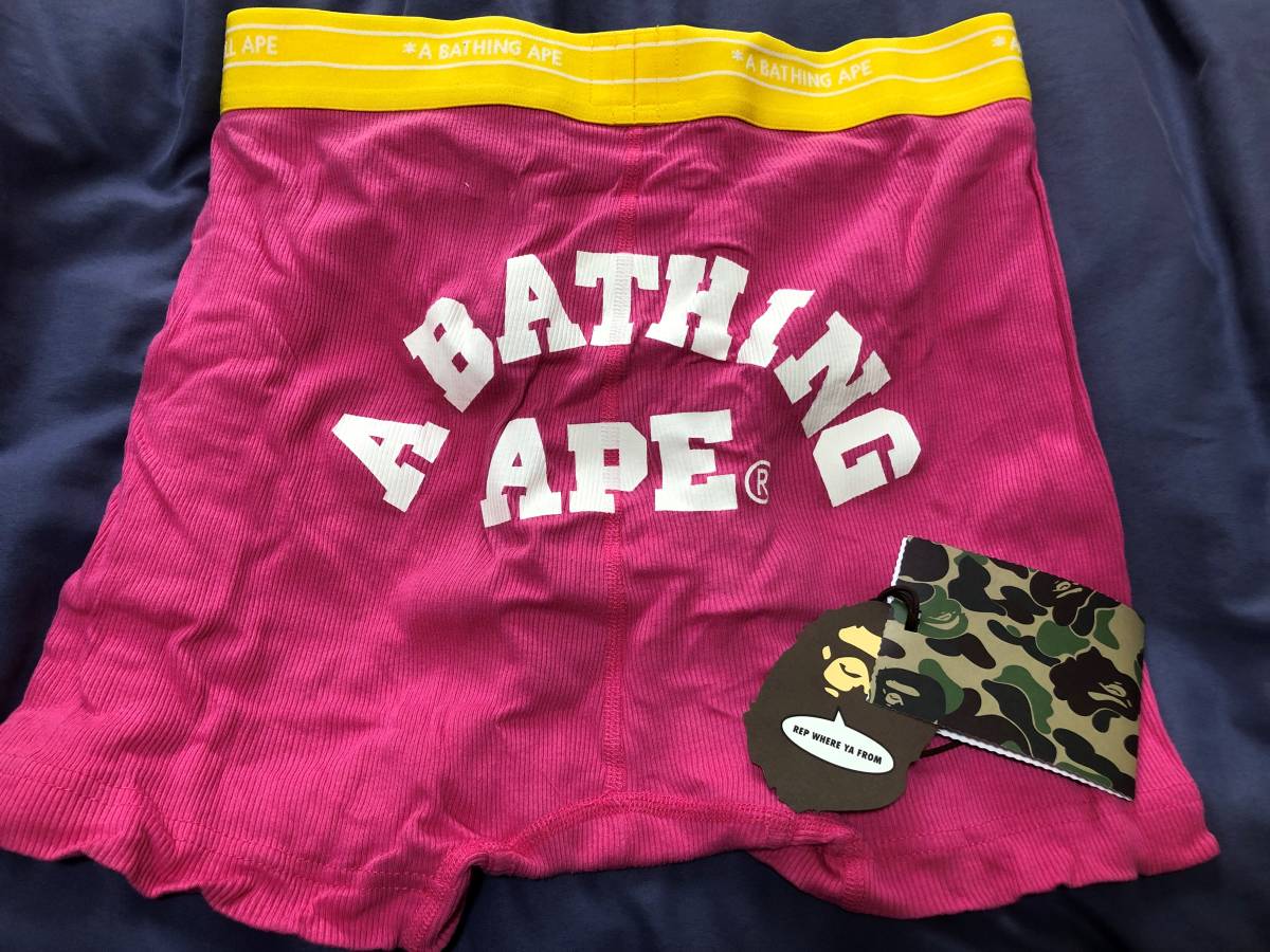 **A BATHING APE* Ape * trunks * new goods 2 pieces set **