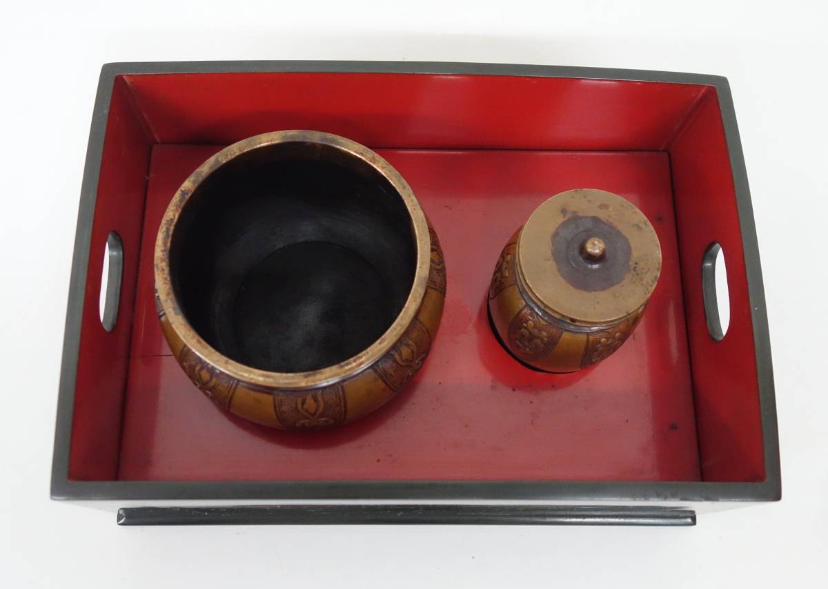 時代物 伝統工芸 工芸美術 大明宣徳年製 古銅 銅器 宣徳銅 唐銅 灰入 