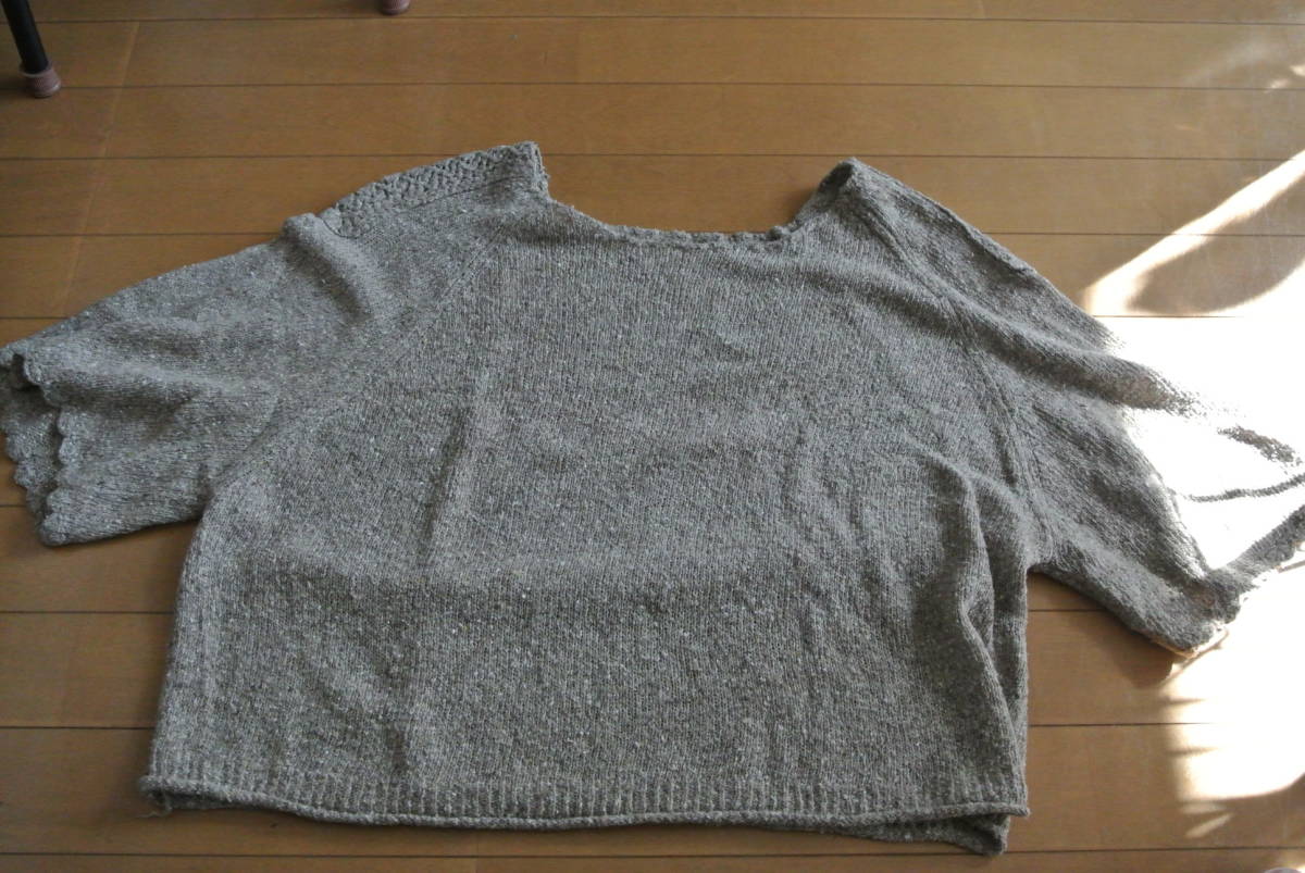 アースミュージックエコロジー☆5分袖セーター☆大きいサイズ☆Ｍ5
