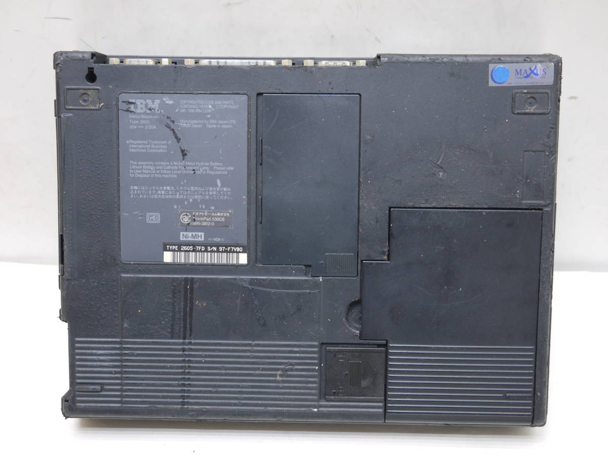 IBM ThinkPad 530CS 2605-7FD ジャンク_画像4
