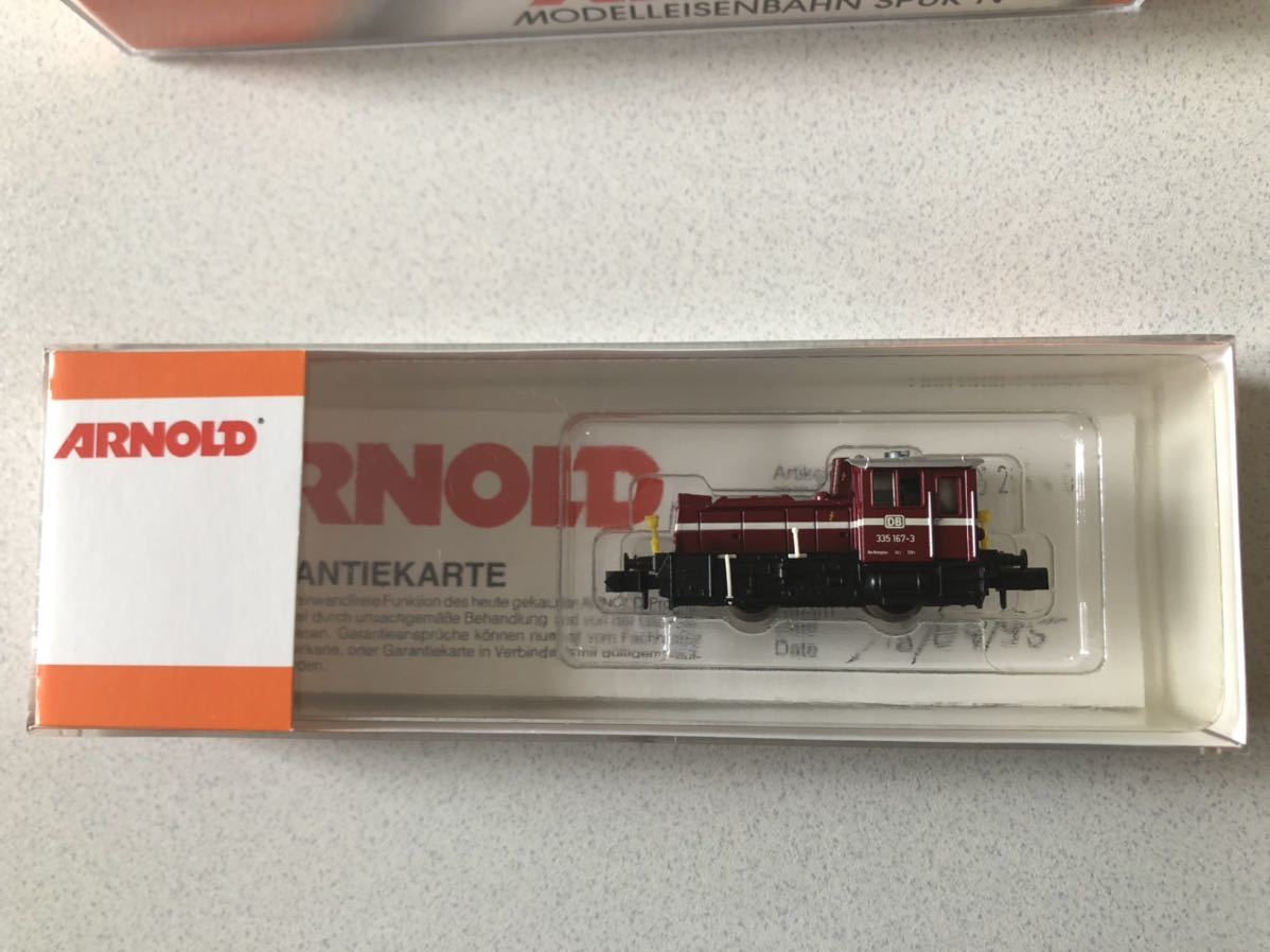 保証書付】 アーノルト ARNOLD KOEF3 赤 入替機関車 ドイツ 鉄道模型 N