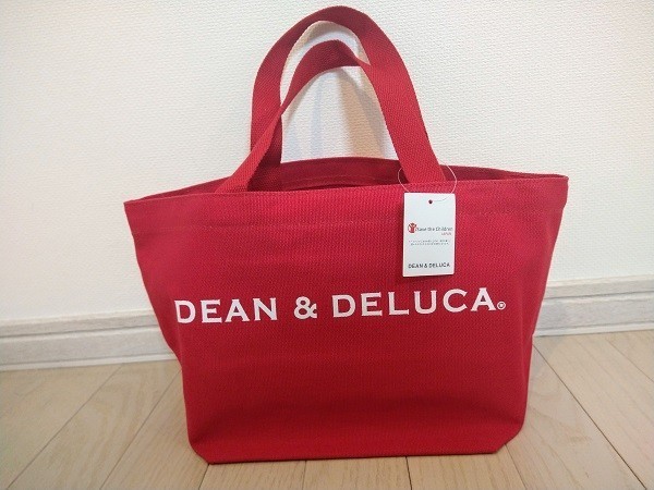 【DEAN&DELUCA】トートバック★ディーン＆デルーカ★レッドS