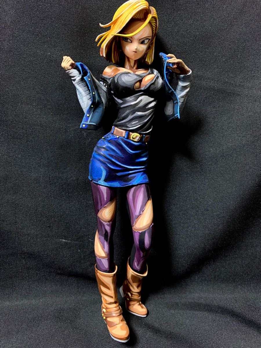 Paypayフリマ ドラゴンボールフィギュアドラゴンボールフィギュア 人造人間18号 リペイント品