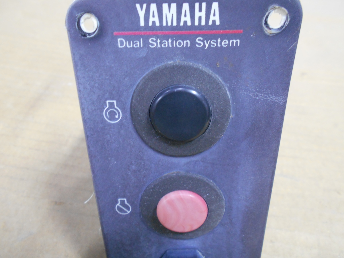 21-175 YAMAHA/yamaha ヤマハ船外機用 シングルエンジンキー ＆ ストップ パネル 中古品_画像5
