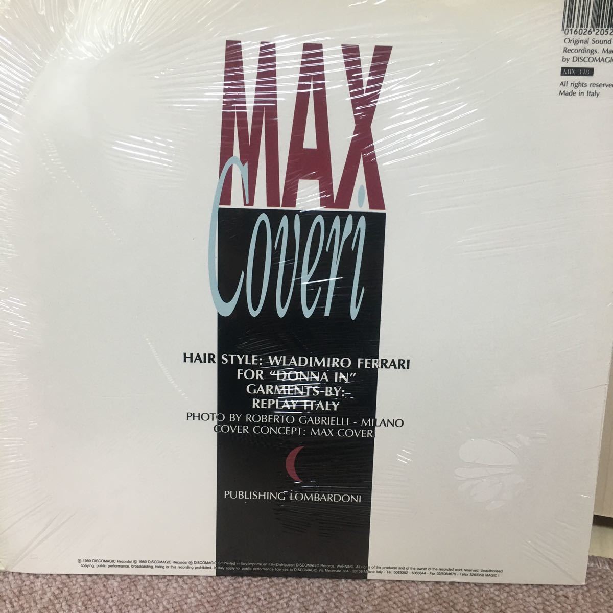 MAX COVERI マックスコヴェリ 12インチレコード盤｜PayPayフリマ