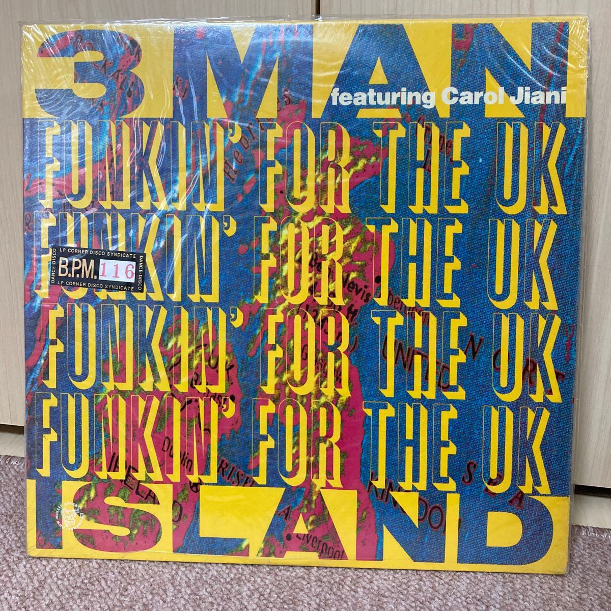 3MAN ISLAND / FUNKIN’FOR THE UK レコード