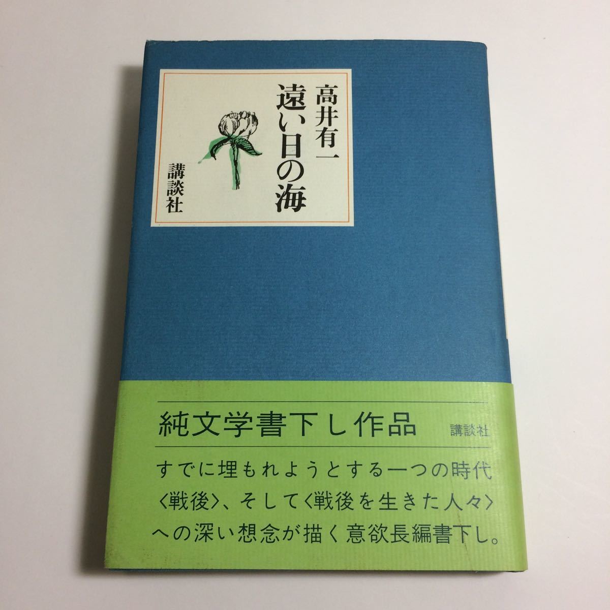 ☆送料無料☆ 遠い海の日 高井有一 講談社 第1刷発行 帯付 ♪01 G6