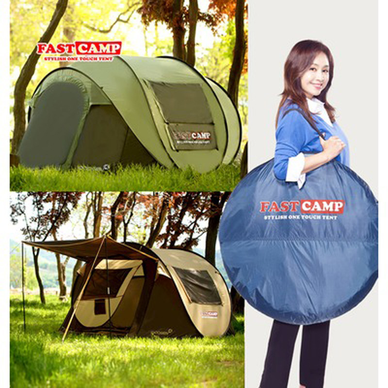 FAST CANP ワンタッチ式テント 2-3人用 簡易設営 折りたたみ テント ポップアップテント 日よけの画像2