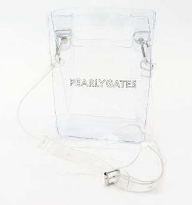 【新品】★希少/入手困難★PEARLYGATES★パーリーゲイツ★正規非売品★2WAY クリアバッグ ショルダーバック★ゴルフ★メンズ レディース_画像1