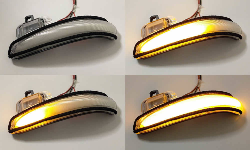 03 Toyota position attaching current . sequential LED door mirror winker lens smoked exchange type original RAV4 hybrid PHV 50 series 