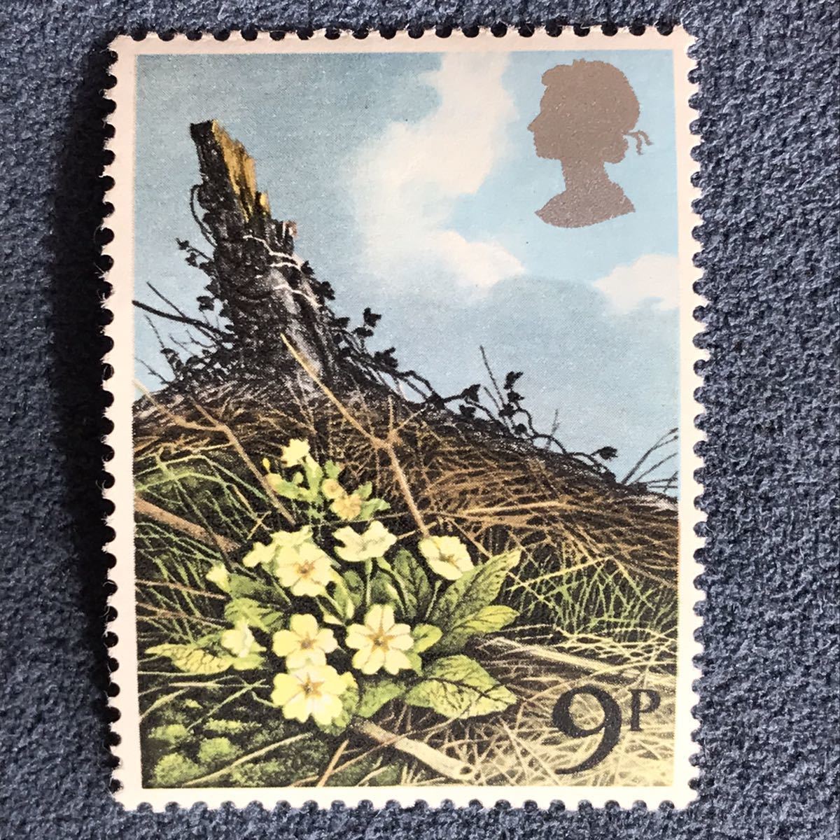 外国切手・イギリス「春の花 4種」★1979年発行・長期保管品_画像3