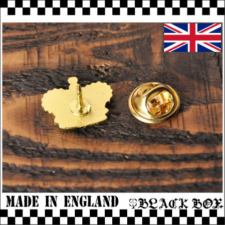 英国 インポート ピンズ ピンバッジ ラペルピン ROYAL CROWN ロイヤルクラウン 王冠 イギリス ENGLAND イングランド UK GB 英国製 074_画像2