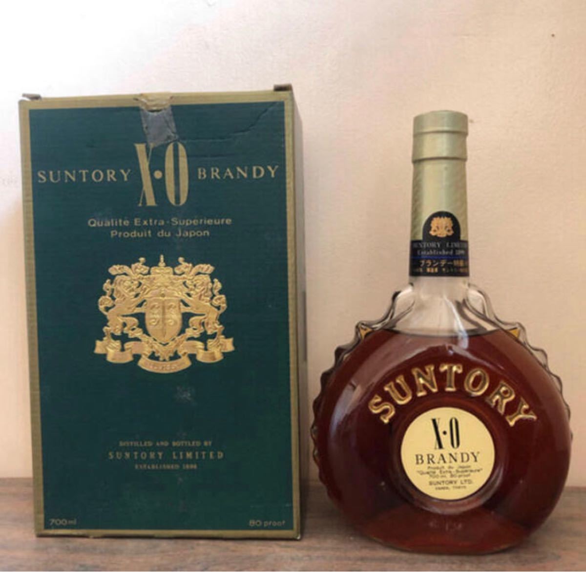 未開封古酒】SUNTORY XO ブランデー(同様の物がもう一本ござい 未開封古酒】SUNTORY XO ブランデー(同様の物がもう一本ござい