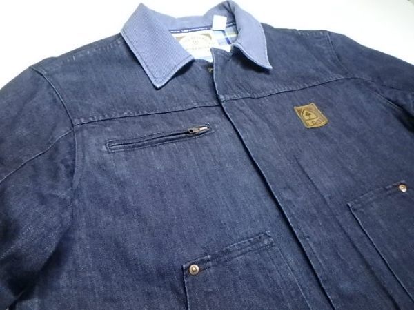 LRG popular item! Denim coverall jacket premium Work wear XL
