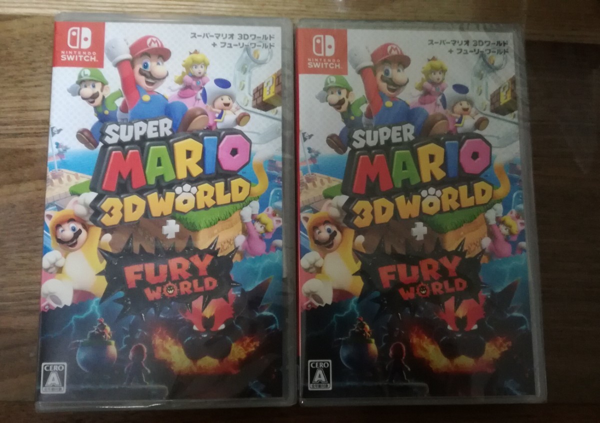 Nintendo Switch　スーパーマリオ3Dワールド+フューリーワールド　2個セット　新品未開封
