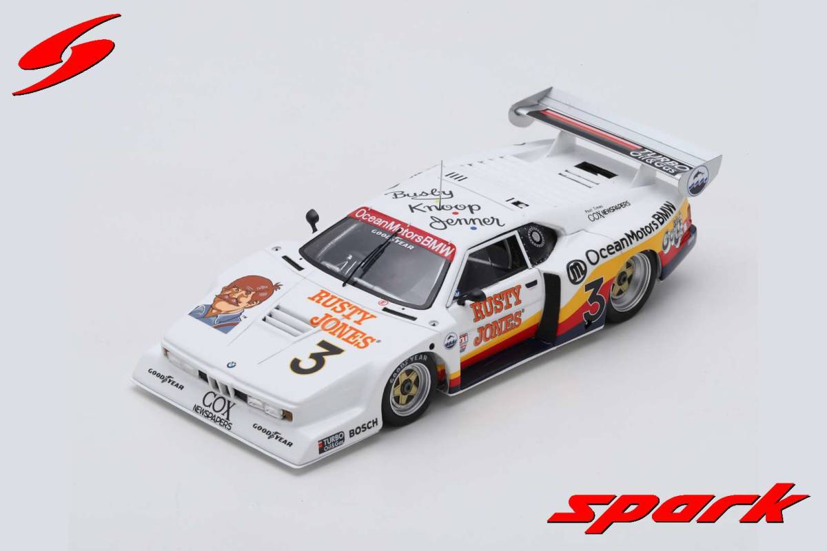 ■限定300pcs. スパークモデル 1/43 1980 BMW M1 #3 デイトナ24hの画像1