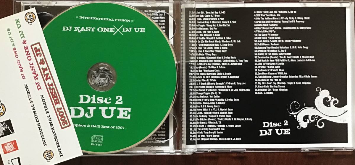 美品 2枚組☆DJ KAST ONE & DJ UE:INTERNATIONAL FUSION★Manhattan Records★Jeru The Damaja Pharcyde Mobb Deep★クラシック★DJ kiyo★_画像3