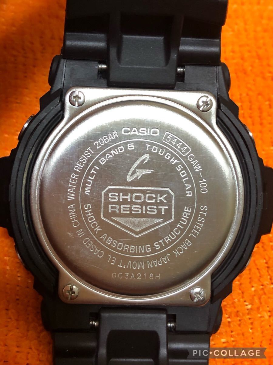 CASIO G-SHOCK 人気のビックフェイス ソーラー電波 ダブルLED♪