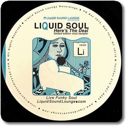 【●65】Liquid Soul/Here's The Deal (Limited Edition Vinyl Sampler)/12''EP/Jazz Hip Hop/Acid Jazz/Chicago Jazz Funkの画像3