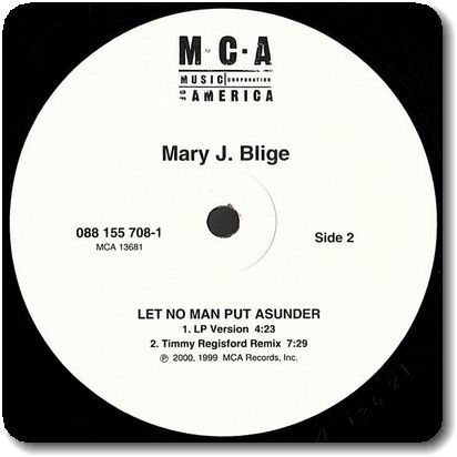 【○39】Mary J. Blige/Let No Man Put Asunder/12''/Give Me You/名曲カバー/First Choice/Timmy Regisford Remix_画像1