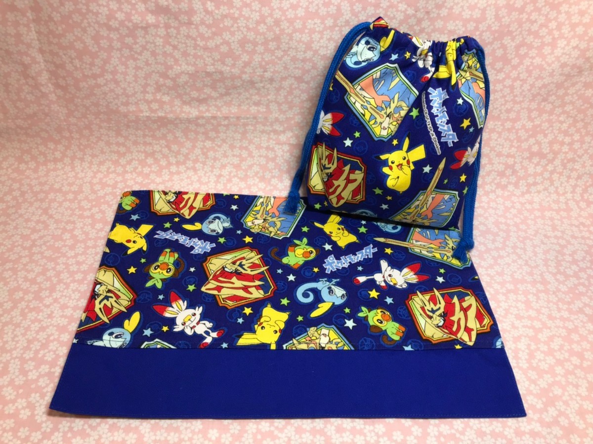 Paypayフリマ ポケモン 給食袋 ランチマット ハンドメイド Paypayフリマ ポケモン 給食袋 ランチマット ハンドメイド