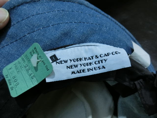 NEW YORK HAT CO. New York Hat Denim не использовался в это время цена . имеется 