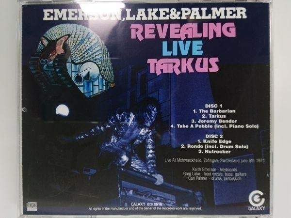 EMERSON LAKE & PALMER - REVEALING LIVE TARKUS 1971 [2CD]_画像2