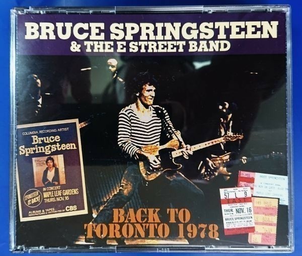 BRUCE SPRINGSTEEN & THE E STREET BAND / BACK TO TORONTO 1978 3CDの画像1