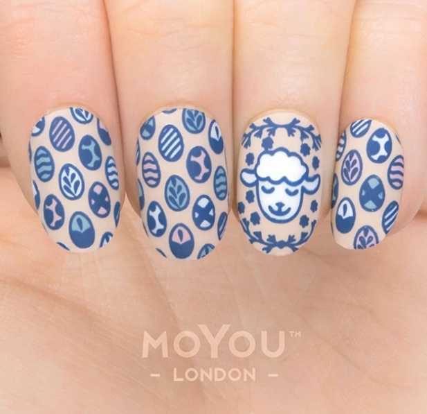 Moyou London ネイルスタンププレートFestive 60