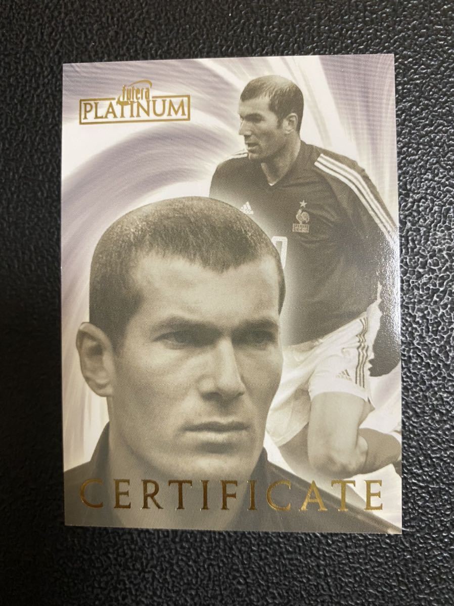 Futera Platinum 2003 Zinedine Zidane /100 | monsterdog.com.br