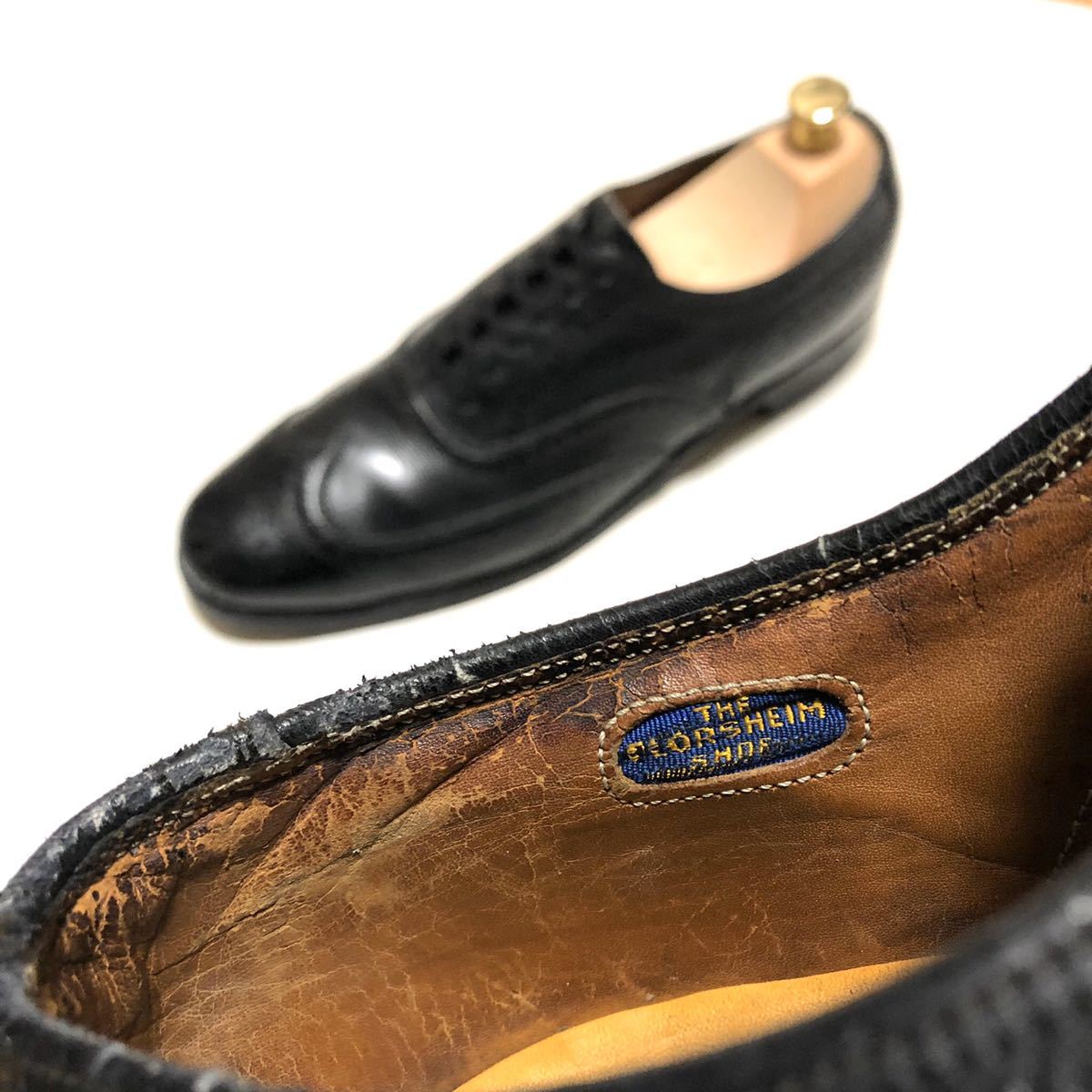 Florsheim Short Wing Tip 21304? ウィングチップ ビジネスシューズ ドレスシューズ レザーシューズ フローシャイム ビンテージシューズ_画像7