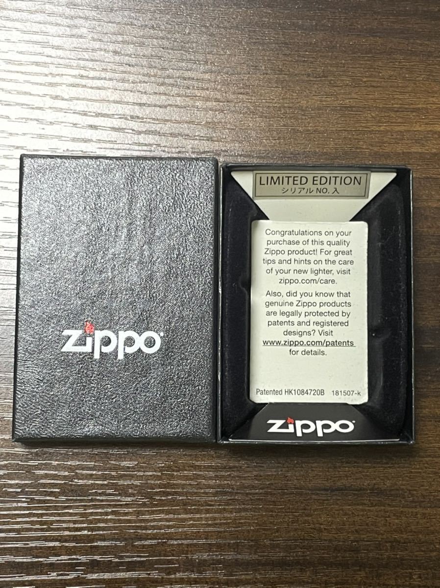 zippo エンジェルウィング 立体メタル 限定品 LIMITED EDITION 2019年製 シリアルナンバー NO.0160/1000 専用ケース 保証書