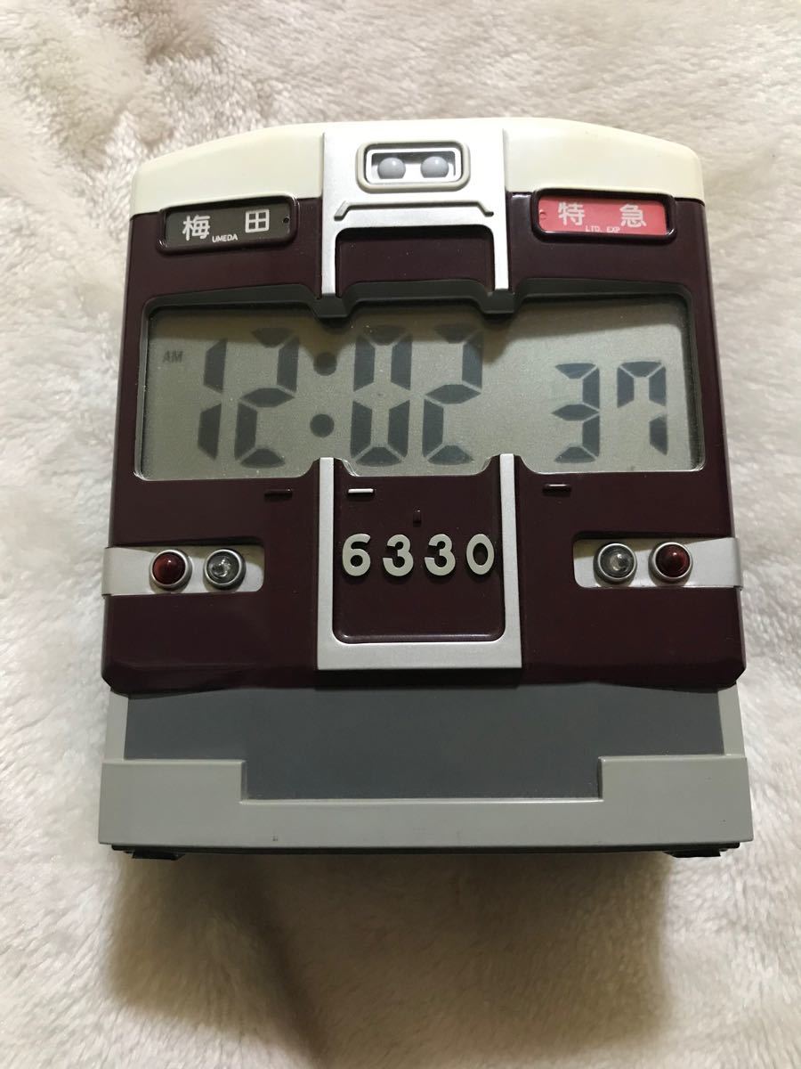 年代物　阪急電車型　置き時計