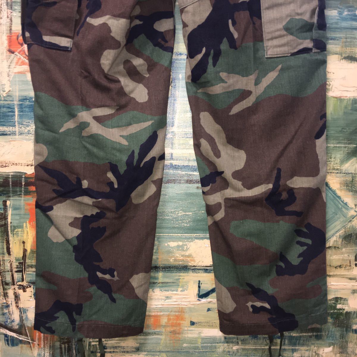 2000 year Vintage NATO army camouflage pants S/S cargo pants 