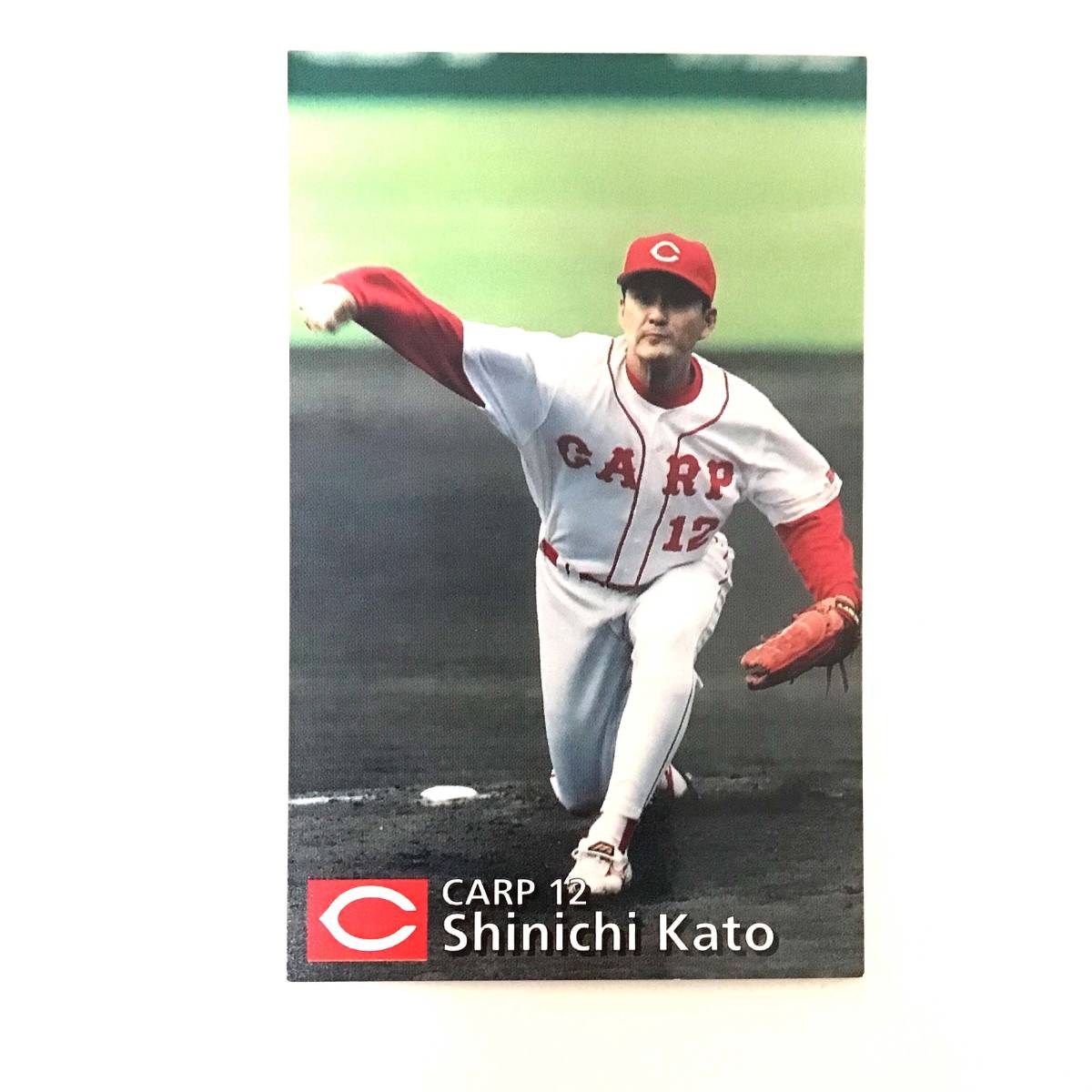 CFP【当時もの】カルビー 野球　カード　1997　No.090 加藤伸一　プロ野球　広島東洋カープ _画像1