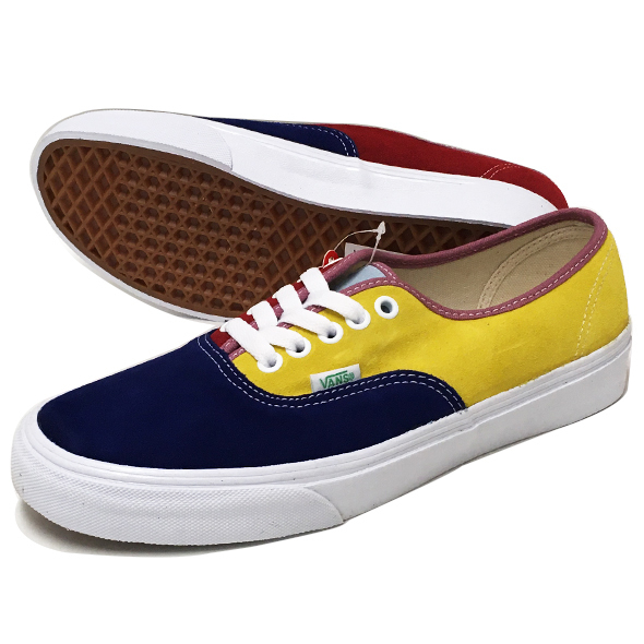 格安VANSバンズAuthenticオーセンティック（SUEDE） NAVY/RED/YELLOW 27.5cm 新品未使用 Q&U_画像2