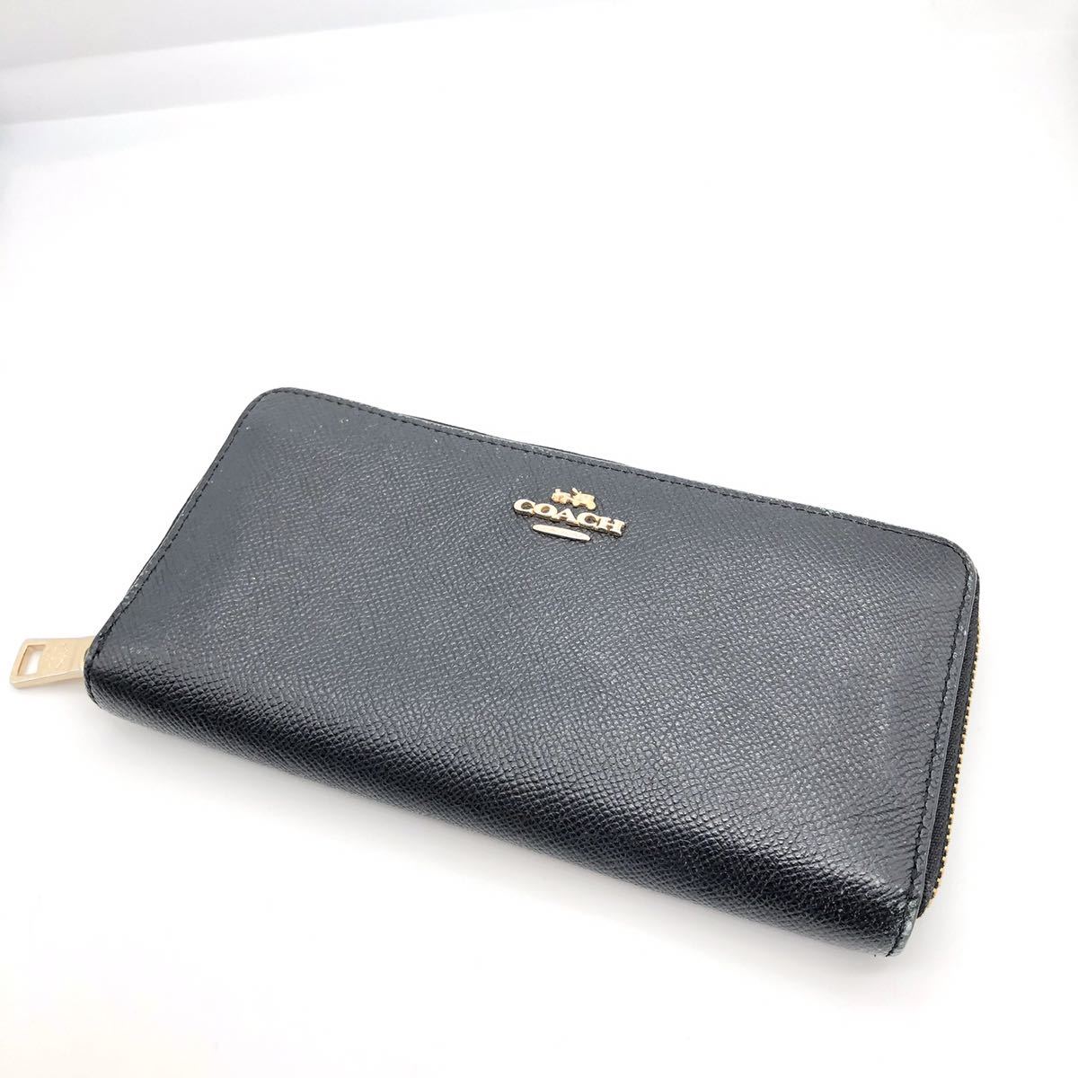 話題の人気 COACH 長財布 ラウンドファスナー コーチ 女性用財布